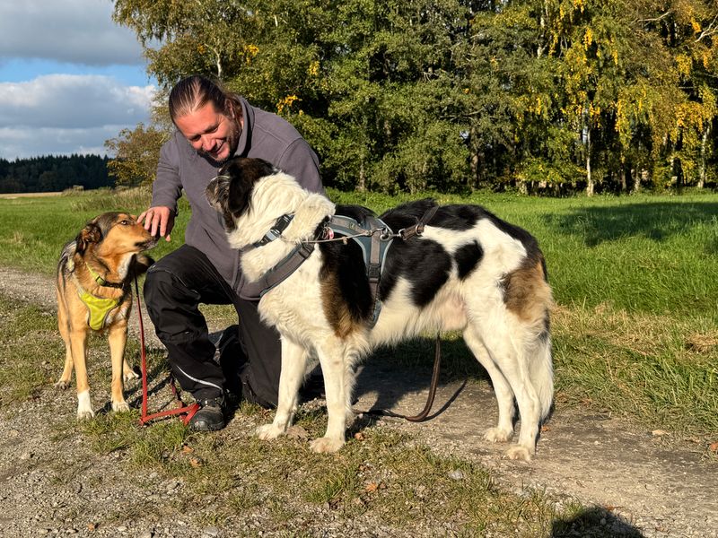 Manrico Kiel mit Hund
